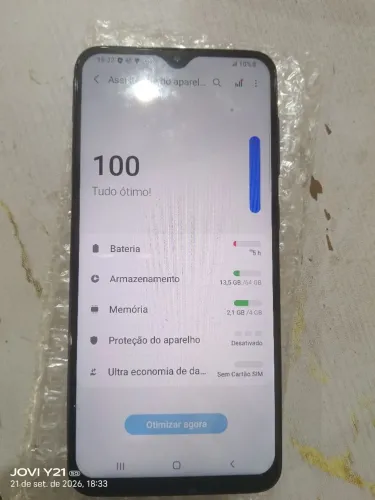Celular usado recondicionado bateria nova tela nova