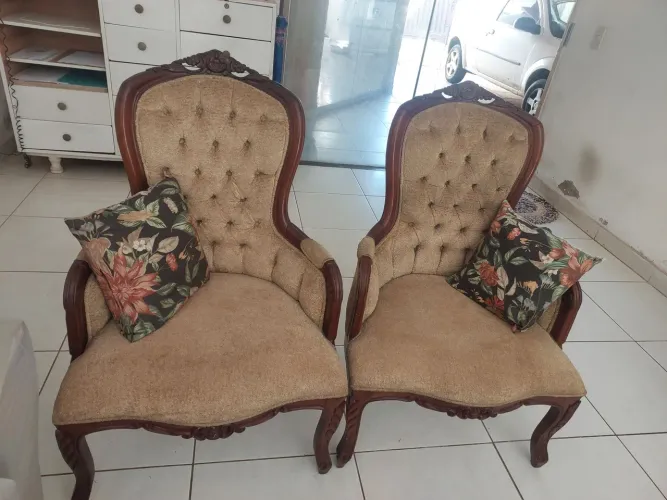 Poltronas Luis 15 antigas