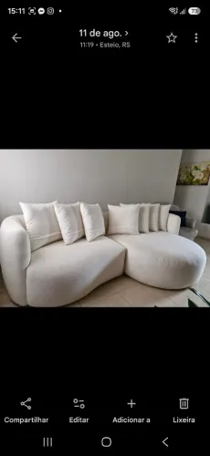 Vende-se um sofá orgânico