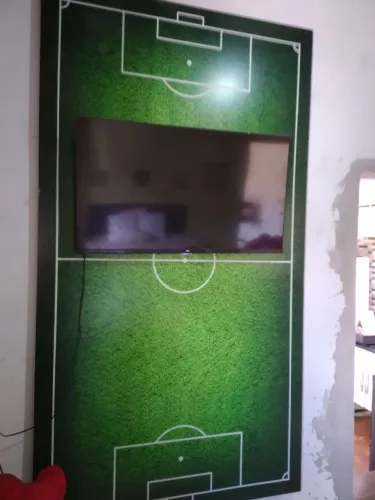 PAINEL EM MDF "CAMPO DE FUTEBOL"