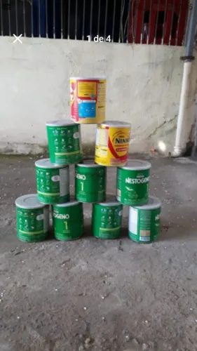 LATA VAZIA DE LEITE 800G E 1.200KG PARA ARTESANATO E  DECORAÇÃO  R$1,00 UNIDADE