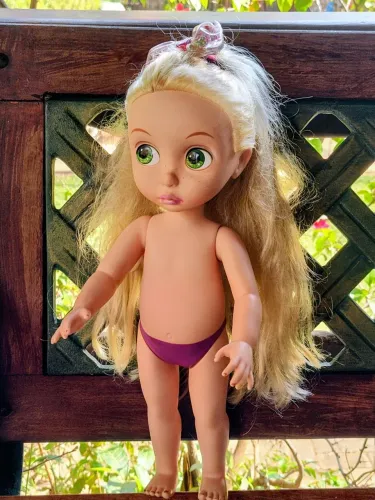 Boneca Rapunzel 40 cm 