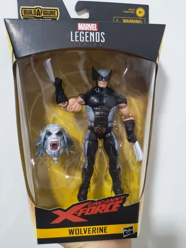 Wolverine X-force Marvel legends completo na caixa