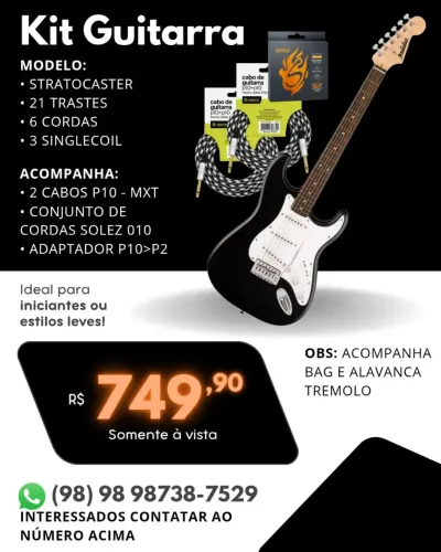 KIT Guitarra Stratocaster