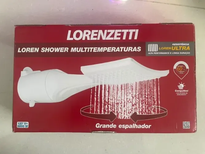 Chuveiro Eletrico Lorenzetti 127V NOVO NA CAIXA