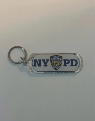 chaveiro - polícia de nova york (selo de autenticidade)