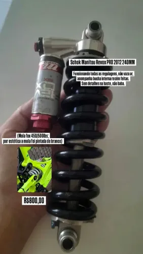 Shock Manitou REVOX PRO 240mm