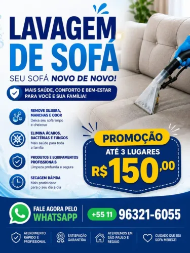 Higienizaçao de sofa