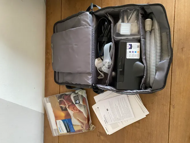 Cpap Automático S10 Autoset Com Umid+máscara Nasal Dreamwear
