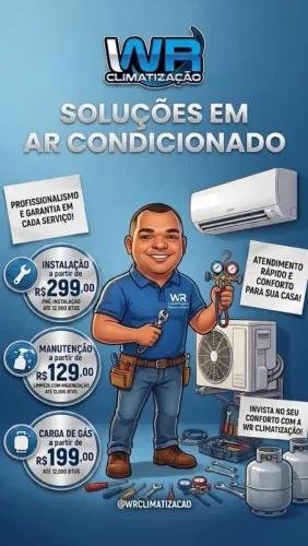 Instalação, Manutenção, Higienização em Ar Condicionado