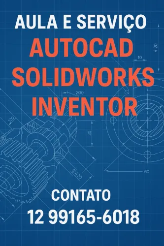 Projetos e Treinamentos em CAD - AutoCAD, SolidWorks, Inventor