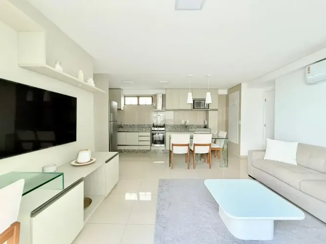 APARTAMENTO EM BOA VIAGEM PARA ALUGUEL BEIRA MAR 41 METROS 1 QUARTO MOBILIADO CO  VARANDA 