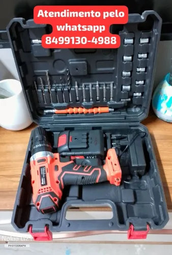 Parafusadeira 21v furadeira impacto