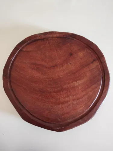 Tábua de carne rústica maciça 50 cm