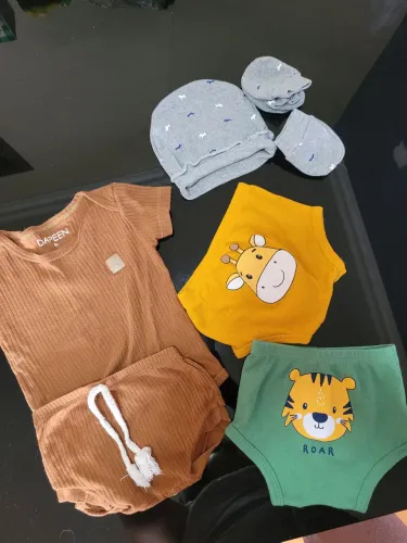 Lote roupas menino 0 a 3 meses + canguru.