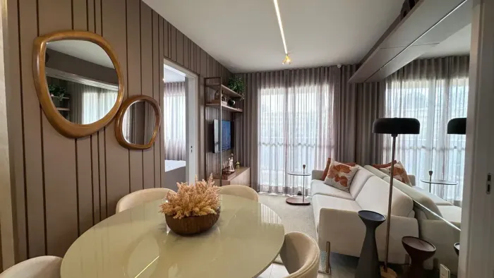 Apartamento em condomínio com área de lazer no bairro Treze de Maio