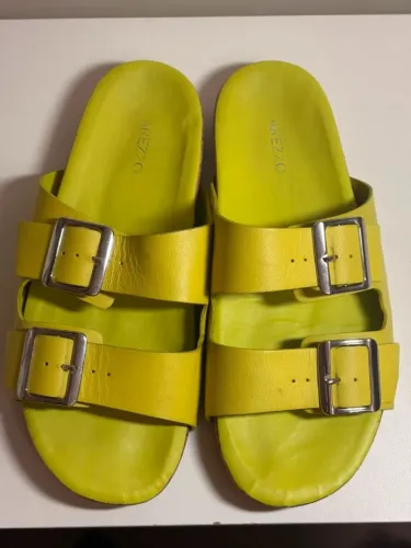 Papete Arezzo Verde Lima (Estilo Birken) - Tam 36