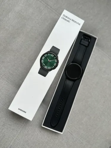 Samsung Galaxy Watch6 Classic 47mm Bluetooth Preto - Completo, Estado de Novo