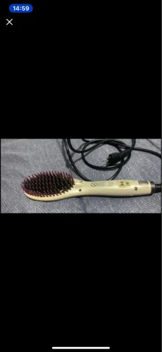 Escova Escova alisadora cerâmica Innova mini Gama branca