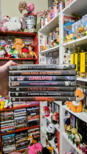 Lote DVD Filmes Terror e Comédia - 7 dvds