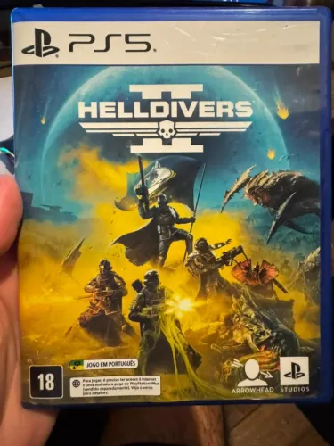 Helldivers para PS5, original. Produto novo, nunca foi jogado