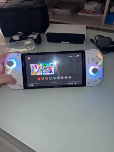 Nintendo Switch OLED Destravado + 256GB + Joy-Cons Hall Effect + Acessórios