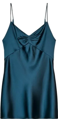 Vestido mini Zara azul marinho 