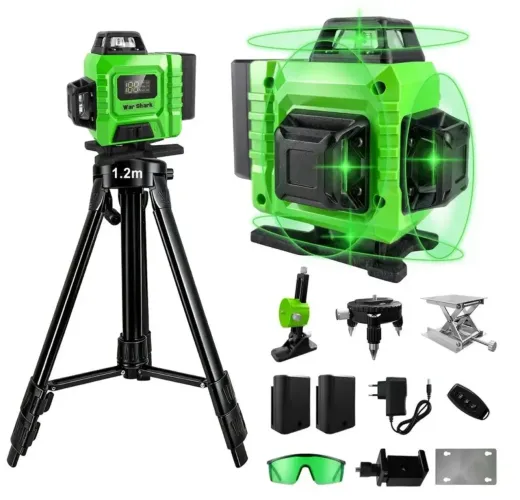 Nível laser 16 linhas com tripé 