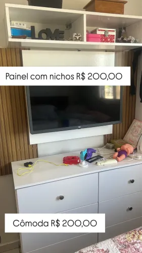 Painel + cômoda 