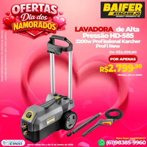 Lavadora de Alta Pressão Hd-585 2200w Profissional Karcher Profi New