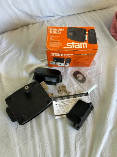 Fechadura Elétrica Stam 40mm - Nova, Nunca Usada