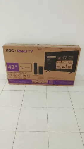 TV 43 Polegadas | AOC Roku TV Lacrada