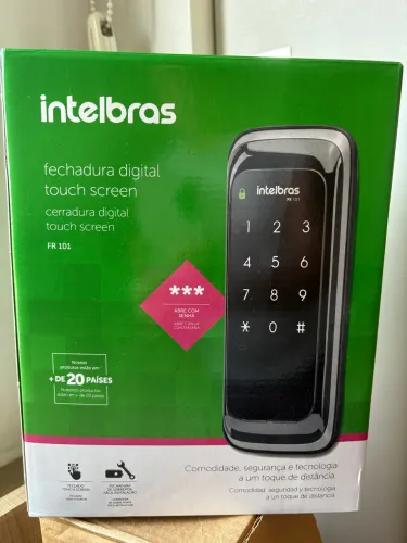 Fechadura digital Intelbras touch screen -FR 101