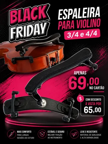 Espaleira para violino 3/4 e 4/4
