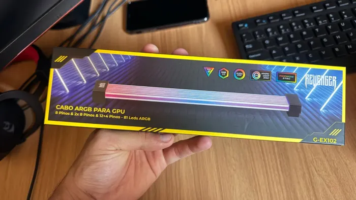 Cabo ARGB 8 Pinos GPU