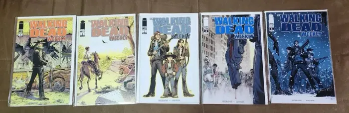 The Walking Dead Weekly (2011) HQ quadrinhos Coleção 1 A 28 Inglês Raridade!