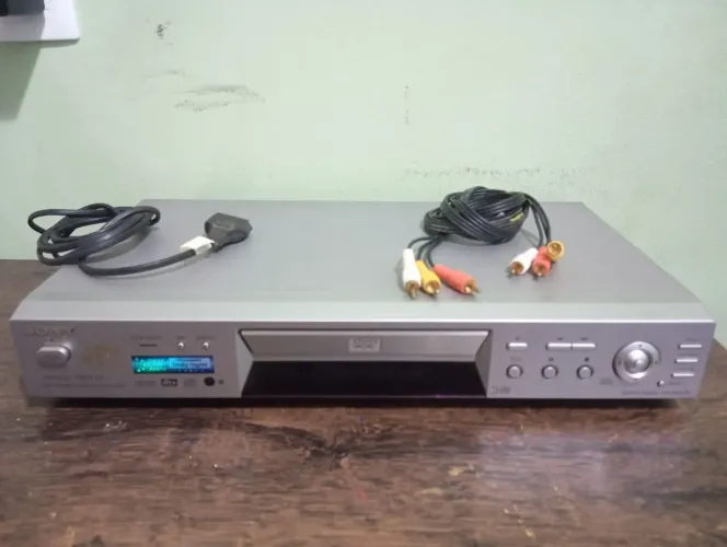 DVD Player Sony DVP-NS400D - Reproduz DVD, CD e VCD - Funcionando perfeitamente