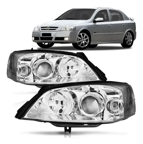 Farol astra cromado 2003 2004 2005 2006 2007 2008 2009 2010