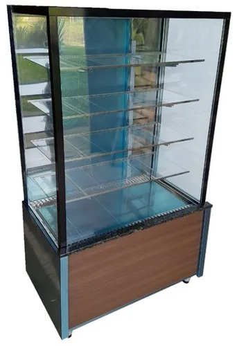 Balcão vitrine confeitaria BOX Refrigerada Alta 1,00x0,65x1,70m