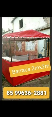 Barraca 2x2 desmontável ou fixa feirante