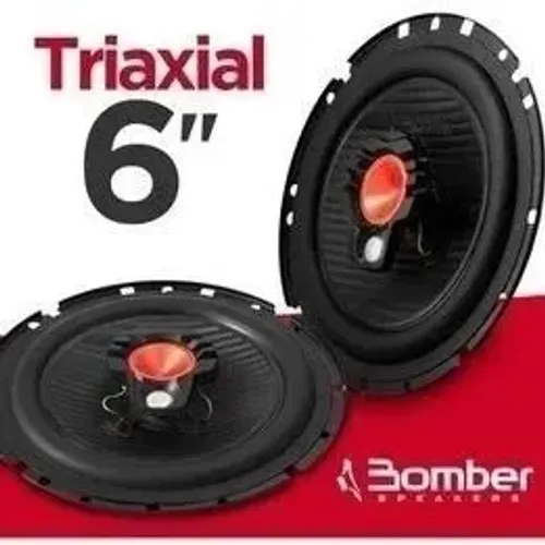 Par Alto Falante 6 Polegadas 100w Rms Bomber Carro Som 4ohms