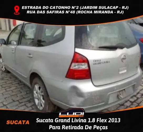 Sucata Grand Livina 1.8 Flex 2013 Para Retirada De Peças