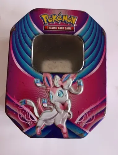 Antiga Lata Vazia De Cards Pokémon