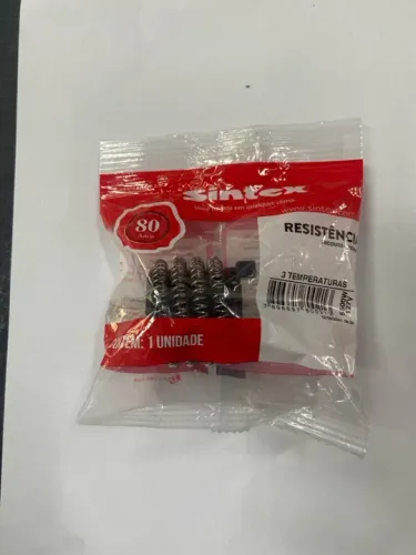 Resistência sintex 3 temperatura