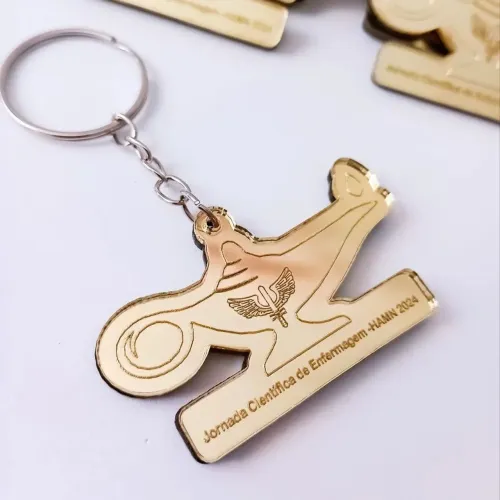 Chaveiros em acrílico personalizados