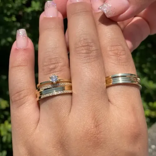 PAR DE ALIANÇAS CASAMENTO 