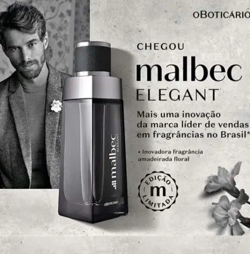 Perfume Malbec Elegant masculino 100 ml, o boticário