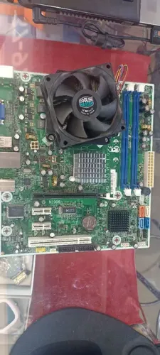 Placa e processador dual core 2.5 GHz (distribuidora JK eletrônicos)
