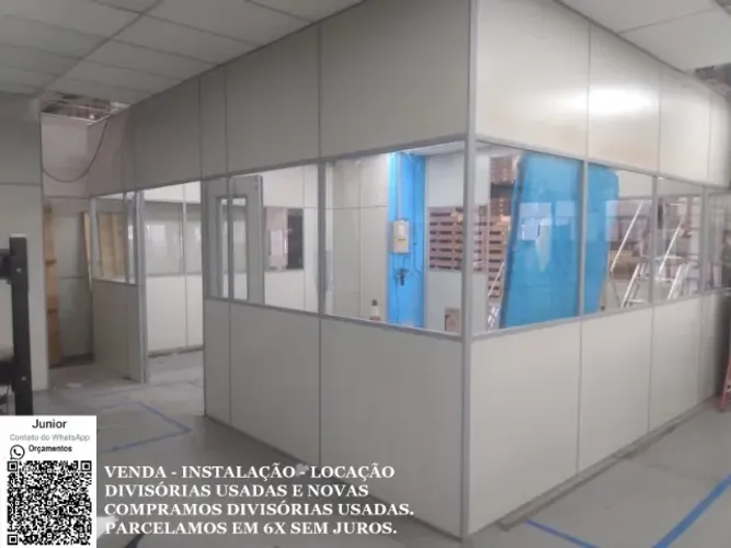 Divisórias Escritório Eucatex, Compramos e Vendemos Divisórias Usadas.