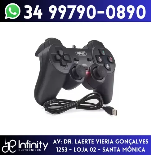 Controle Usb para Computador Notebook Ps3